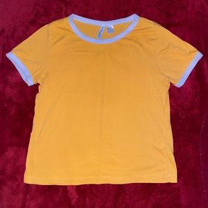 H&M BASIC YELLOW TOP🤍